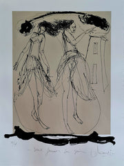 DEUX FEMMES SUR GRIS