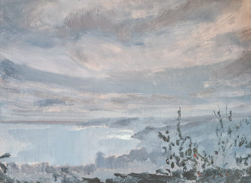 DÍA DE INVIERNO, VISTA A LA BAHÍA - Tarquinia