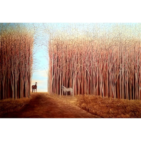 CABALLO EN BOSQUE 2