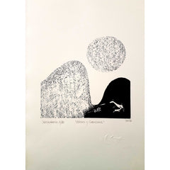 CARPETA LA LUNA CRECIENTE, 9 XILOGRAFÍAS
