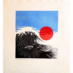 CARPETA EL SOL ROJO, 9 XILOGRAFÍAS