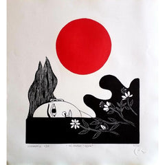 CARPETA EL SOL ROJO, 9 XILOGRAFÍAS