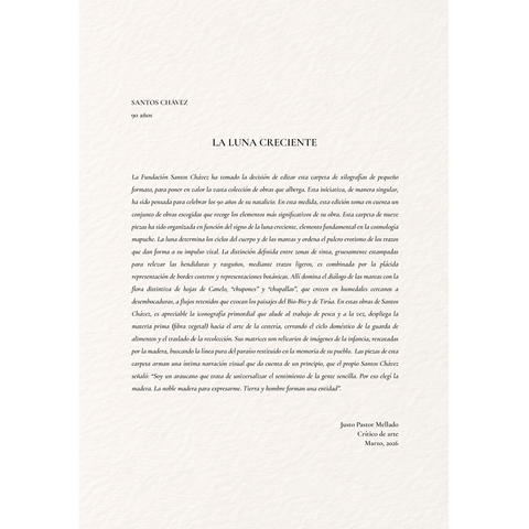 CARPETA LA LUNA CRECIENTE, 9 XILOGRAFÍAS