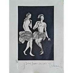 DEUX FEMMES SUR NOIR